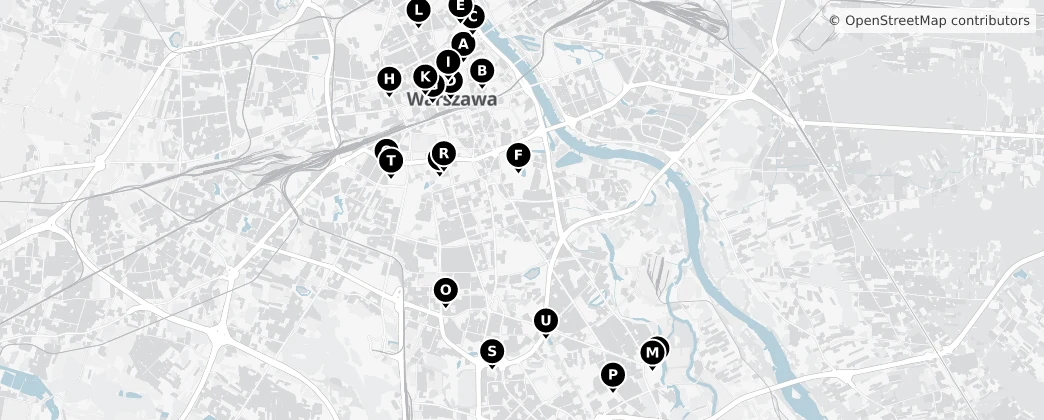 Map of Warszawa