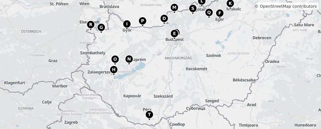Map of Węgry