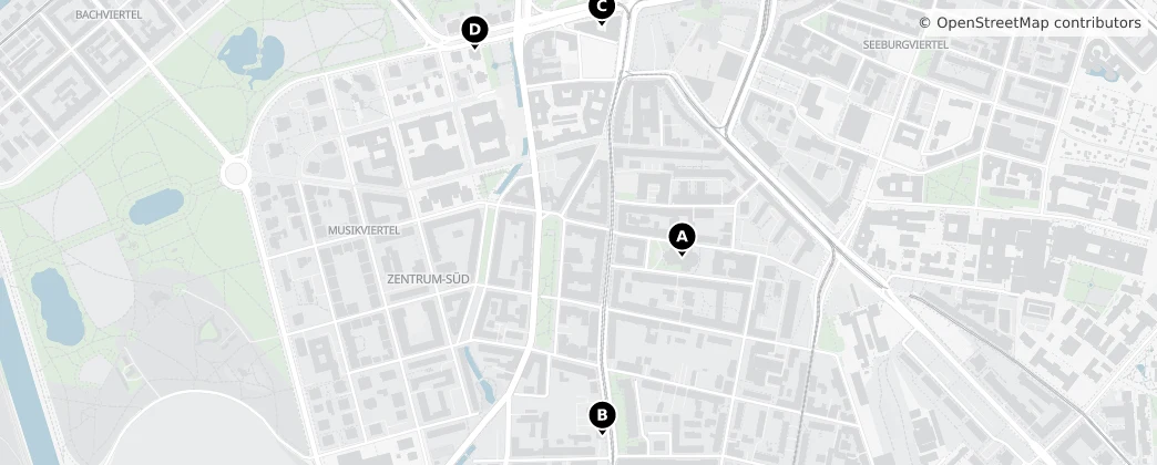 Map of Center south