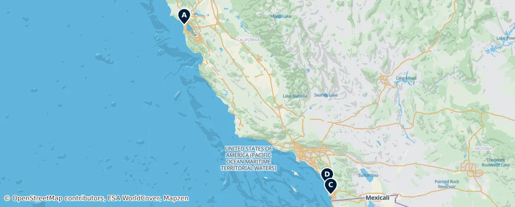 Map of California