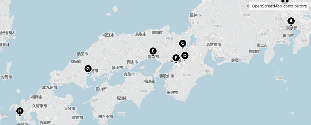 Map of Japan