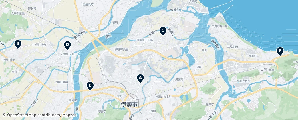 Map of Mie Prefecture