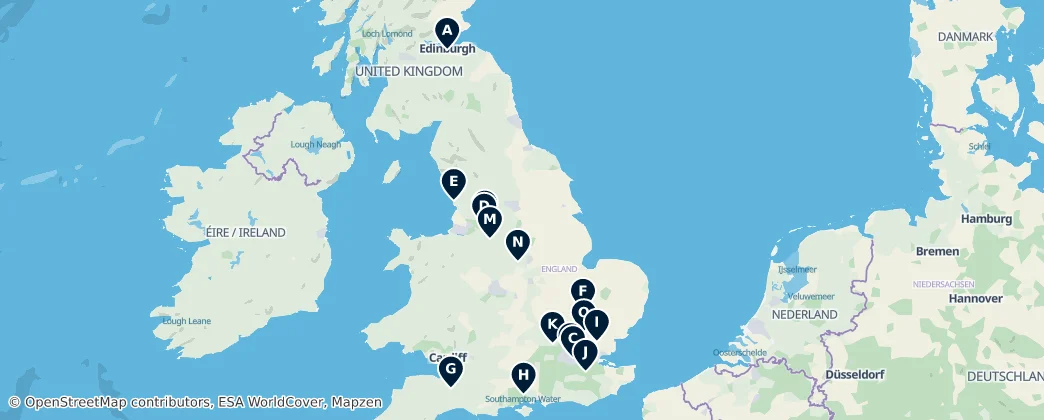 Map of United Kingdom