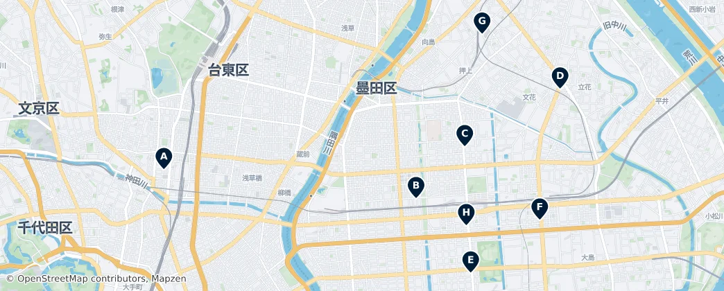 Map of Taito