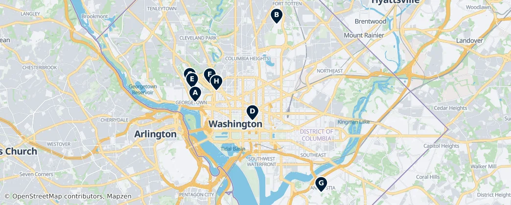 Map of Washington