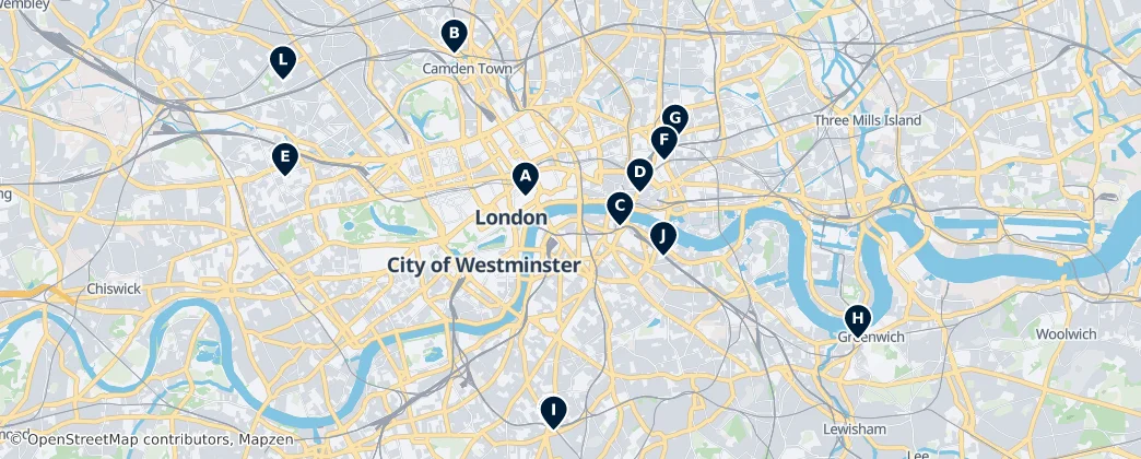 Map of London