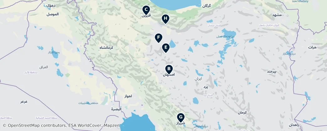 Map of Iran