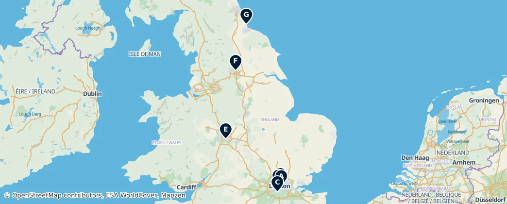 Map of United Kingdom