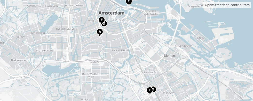 Map of Amsterdam