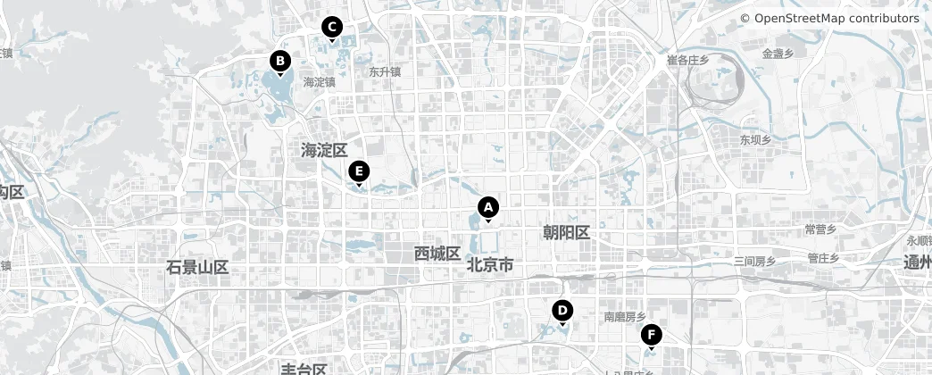Map of Beijing