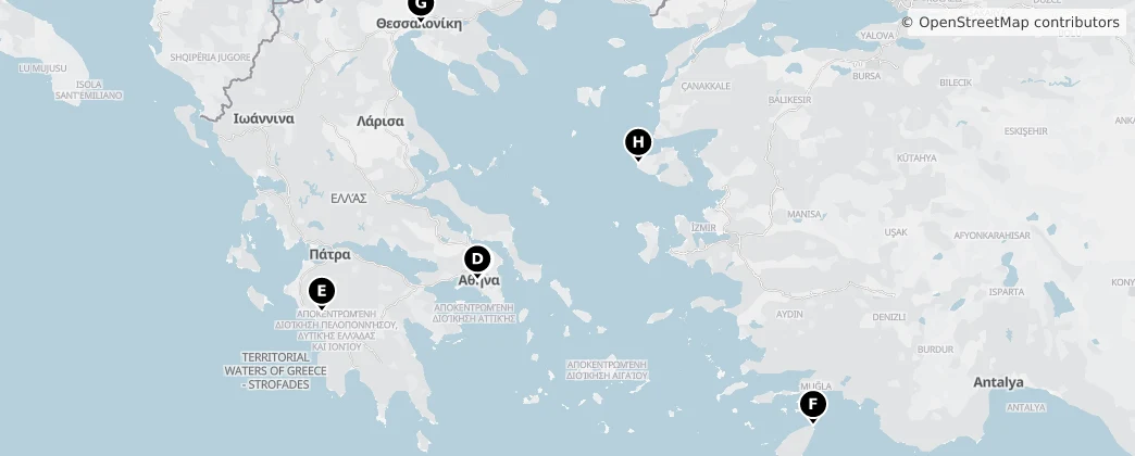 Map of Greece