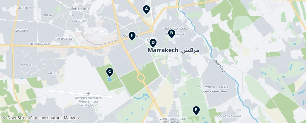 Map of Marrakesh