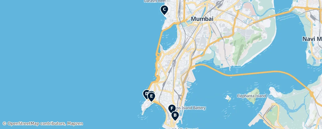 Map of Mumbai