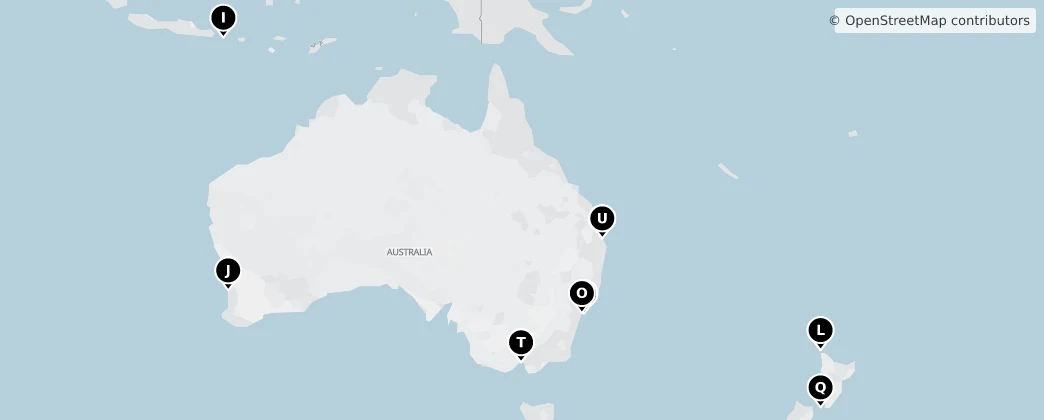 Map of Oceania