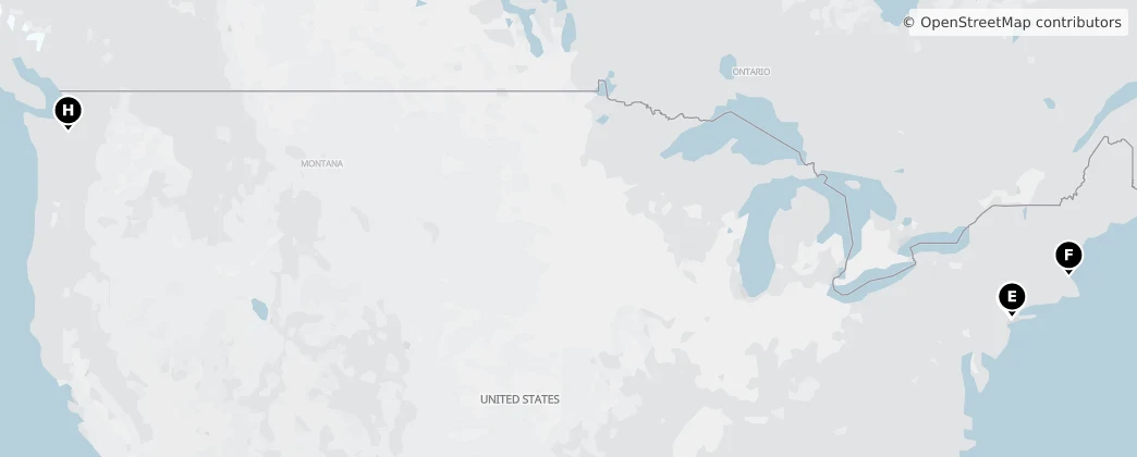 Map of North America