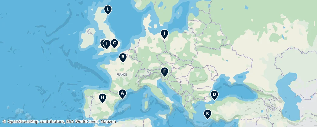 Map of Europe