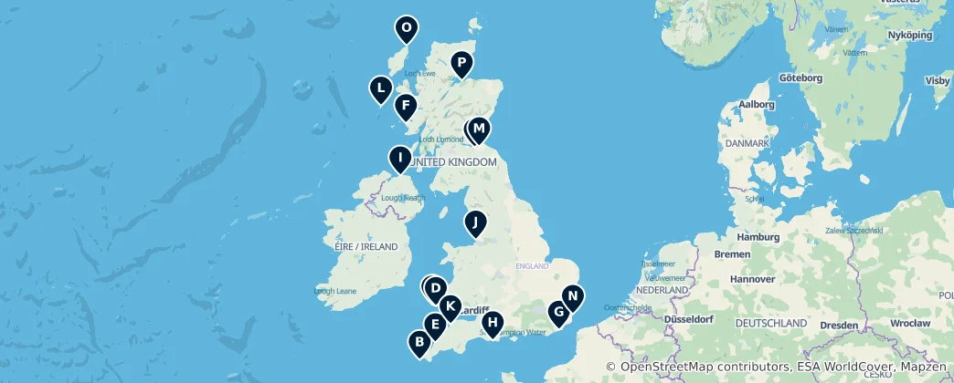 Map of United Kingdom