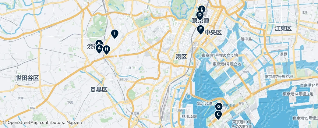 Map of Minato