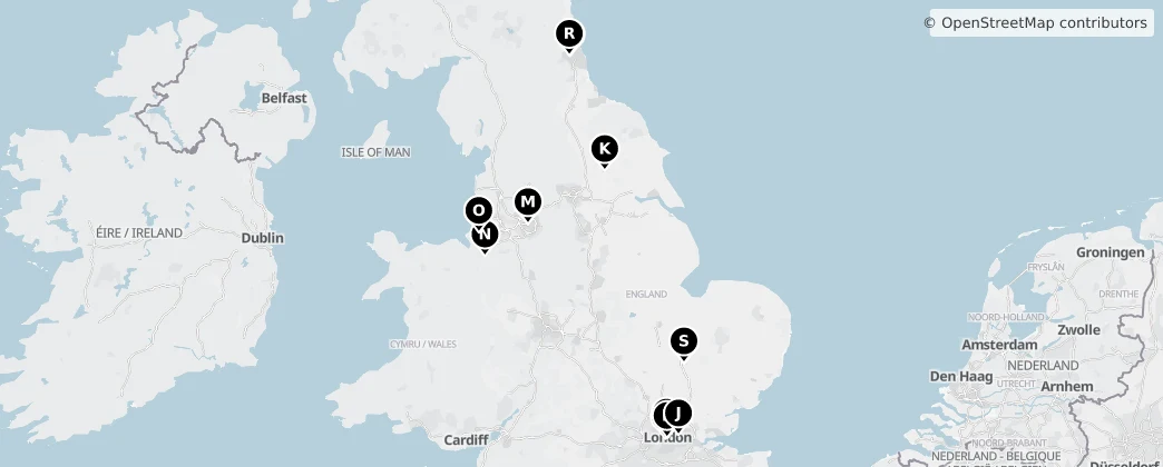 Map of England