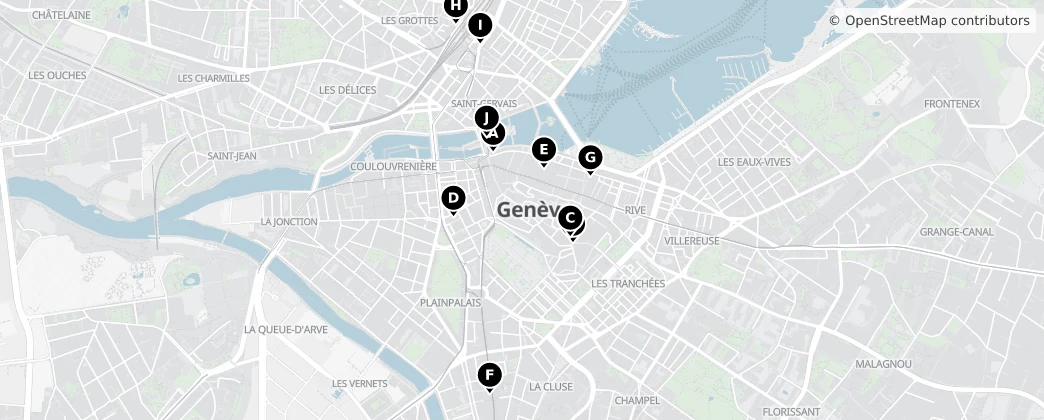 Map of Geneva