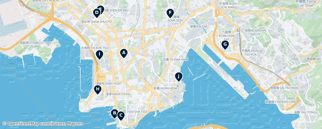 Map of Kowloon