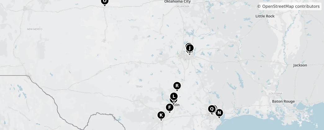 Map of Texas