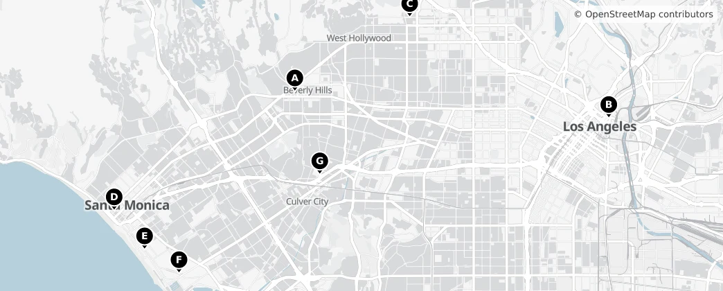 Map of Los Angeles