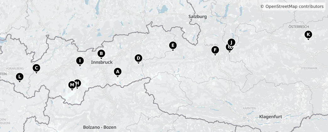 Map of Austria