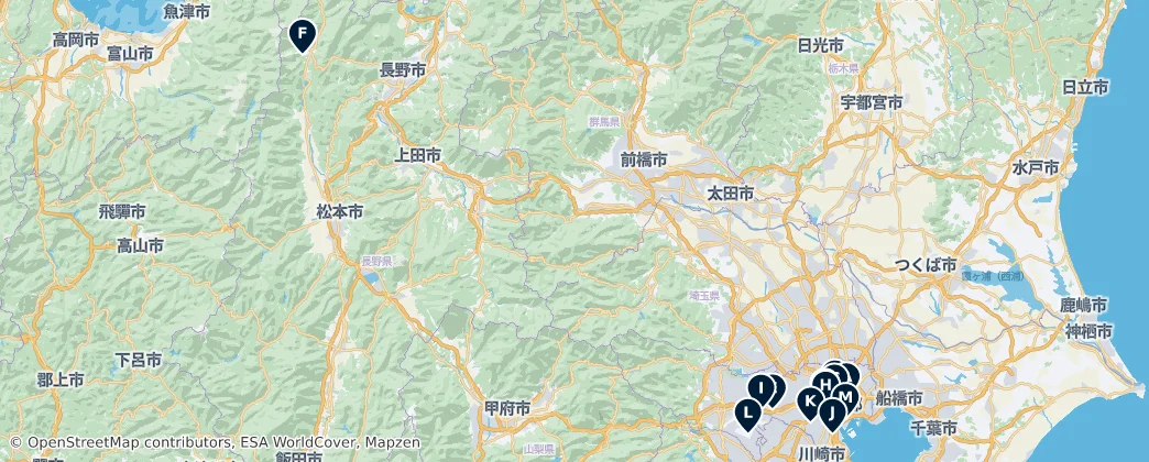 Map of Tokyo