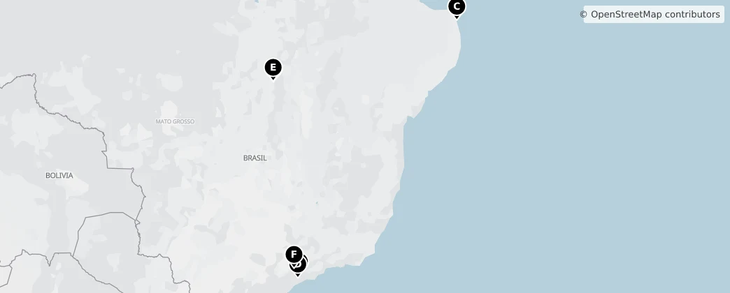 Map of Brazil