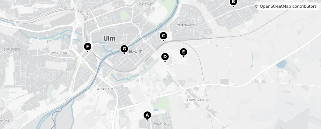 Map of Neu-Ulm