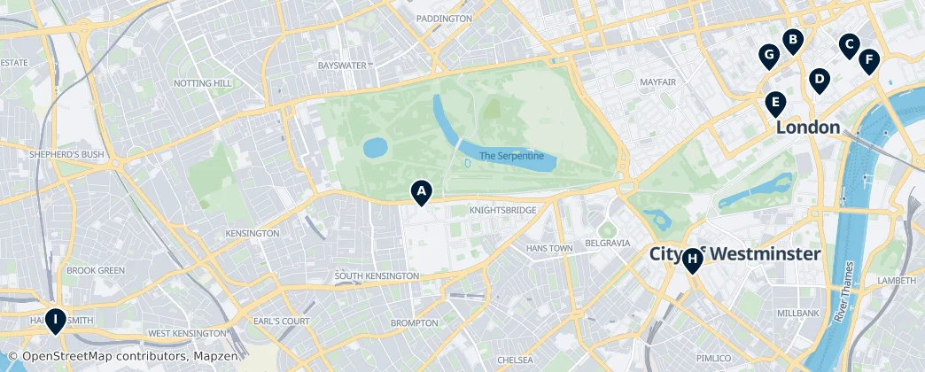 Map of Middlesex