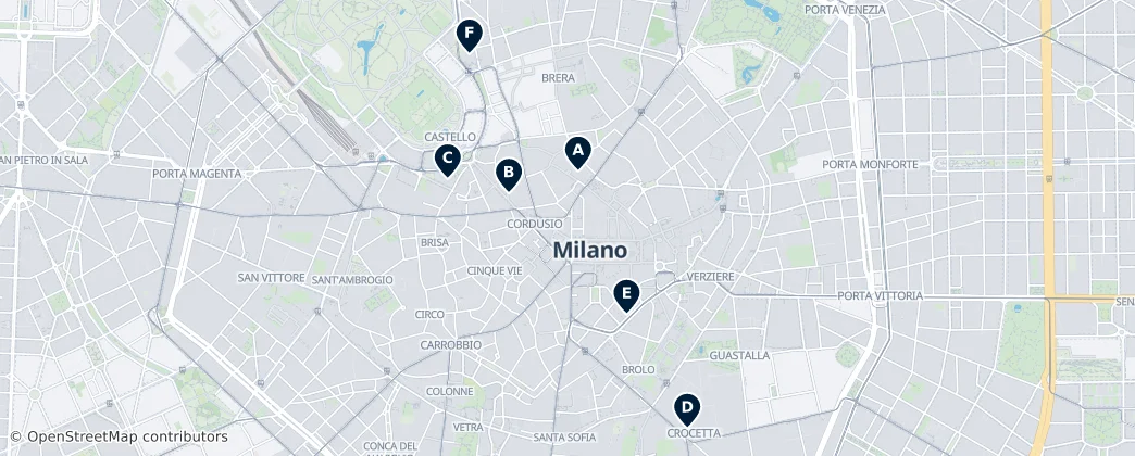 Map of Milan