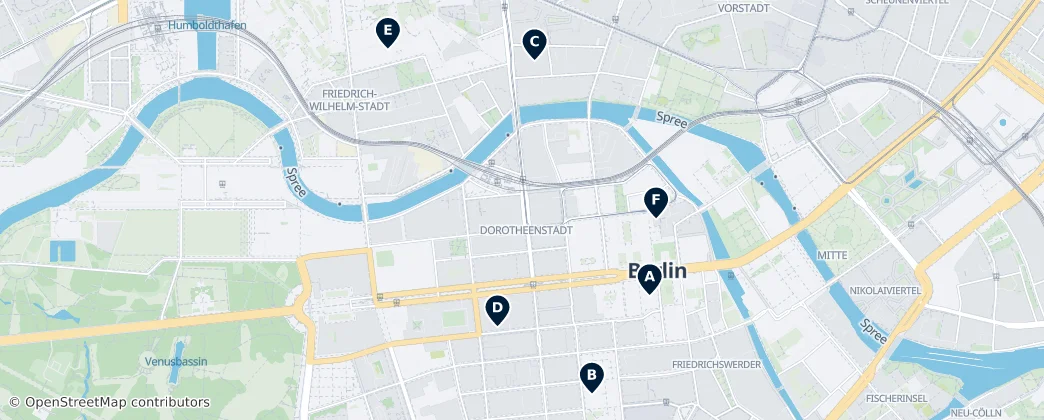 Map of Mitte