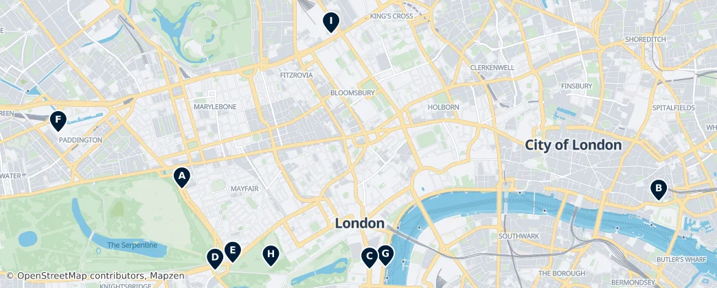 Map of London