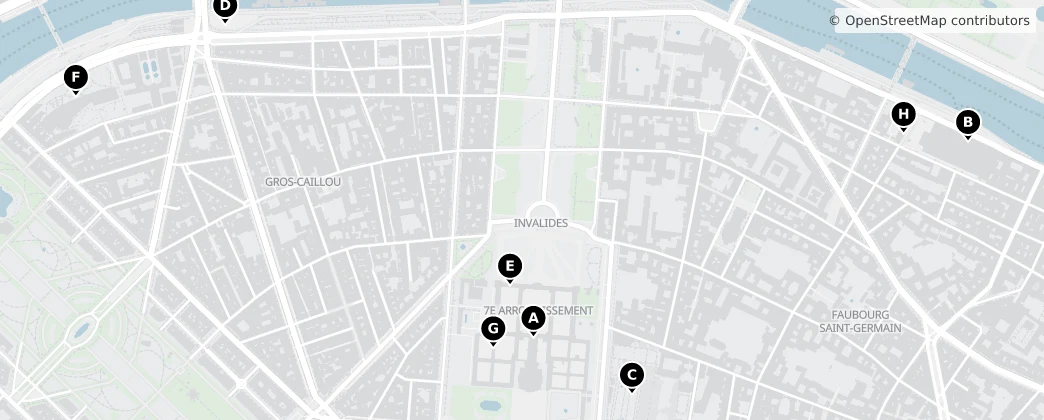 Map of 7.º arrondissement de Paris