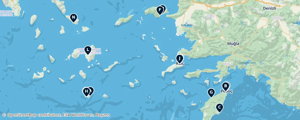 Map of Decentralized Administration of the Aegean