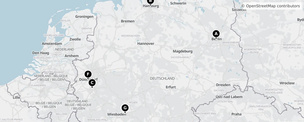 Map of Alemanha