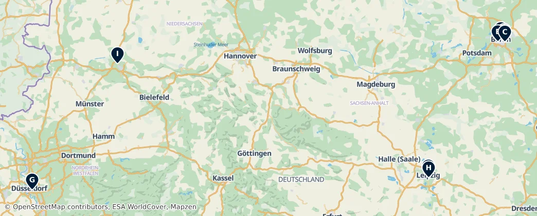Map of Alemanha