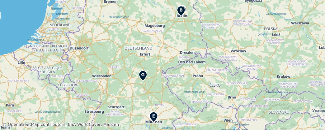 Map of Alemanha