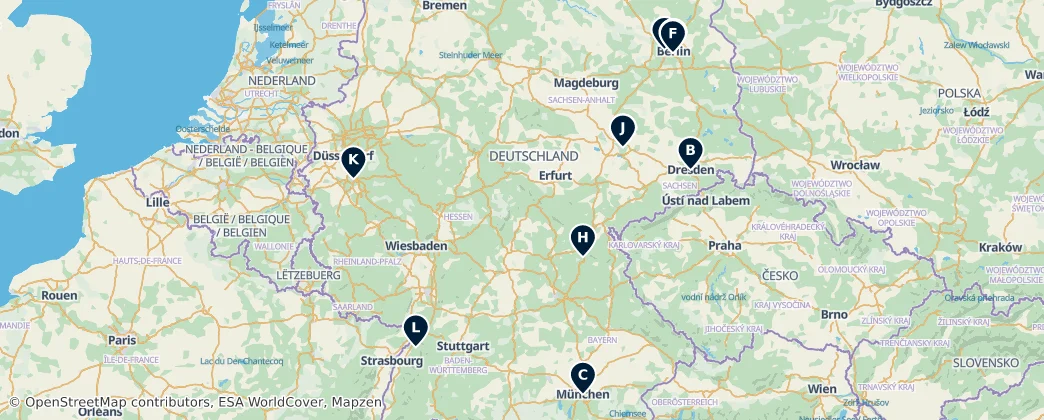 Map of Alemanha
