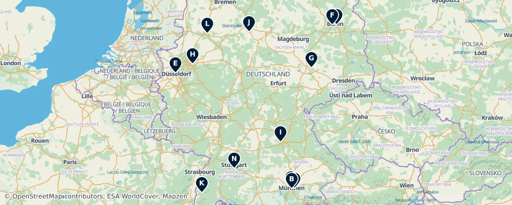 Map of Alemanha