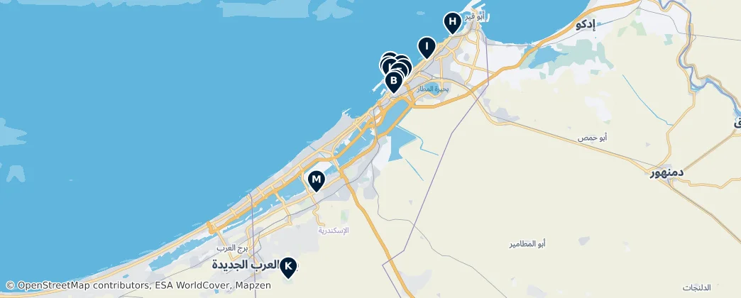 Map of Alexandria