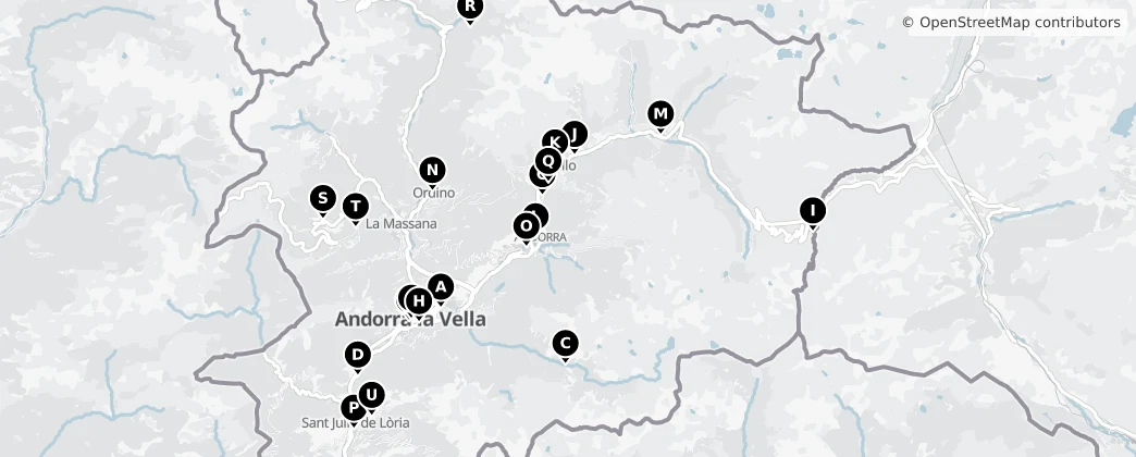 Map of Andorra