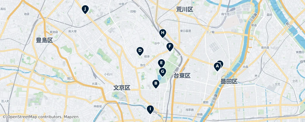Map of Arakawa