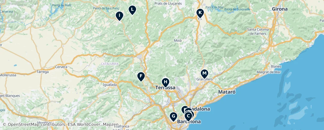 Map of Barcelona