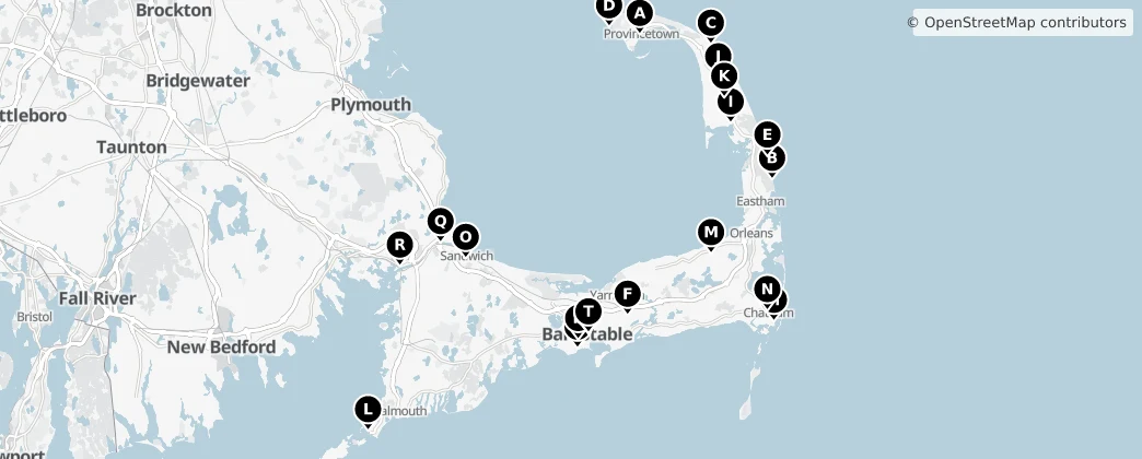 Map of Condado de Barnstable