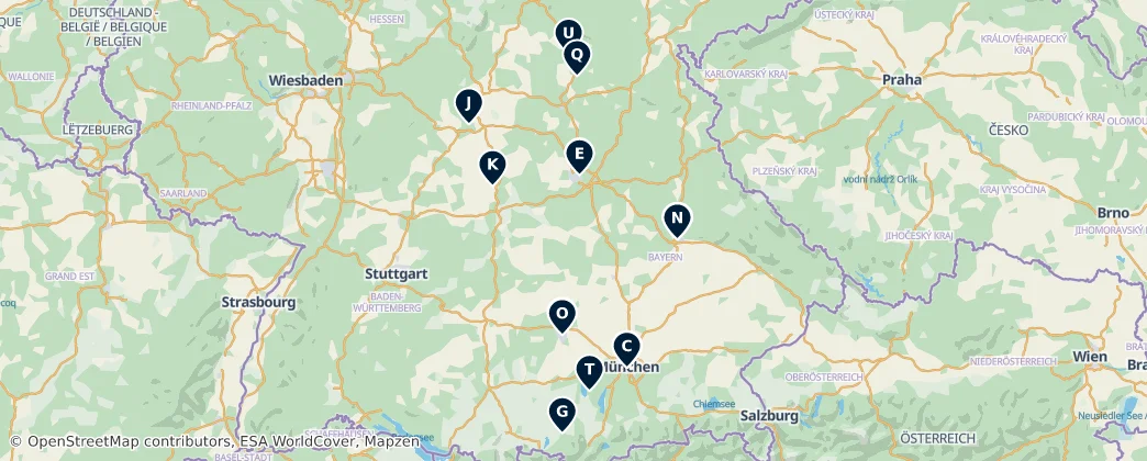 Map of Baviera