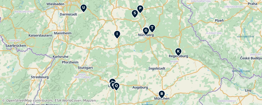 Map of Baviera