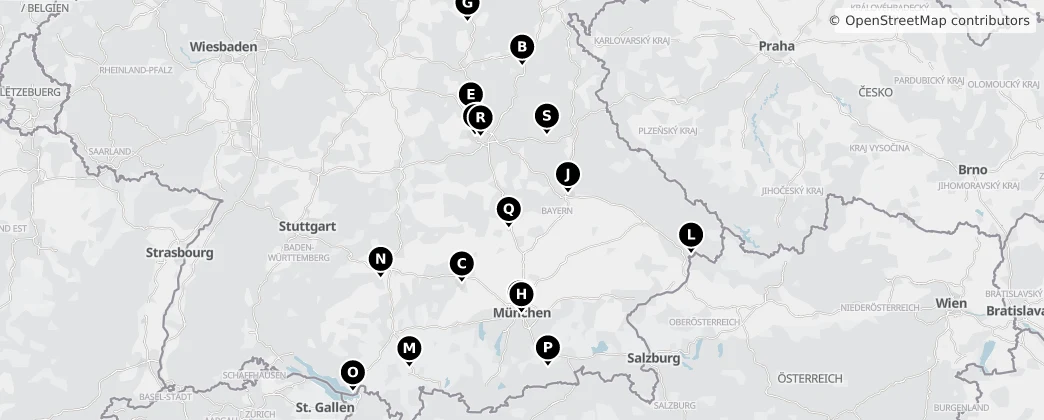 Map of Baviera